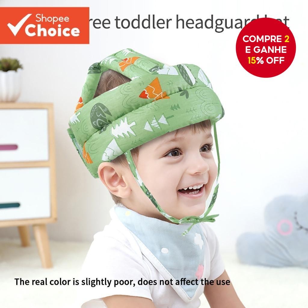 Conjunto De Joelheiras Protetoras De Cabeça De Bebê Com Acolchoamento Anticolisão Para Rastejar , Ca