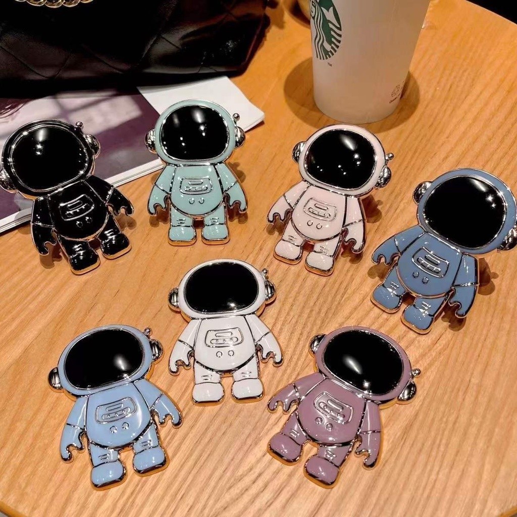 Astronauta com suporte telefônico DGE