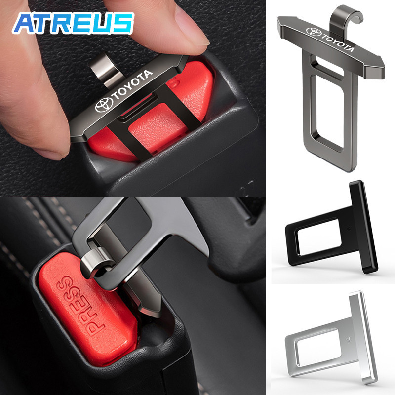 1/2Pçs Para Toyota Extensor Fivela De Cinto De Segurança De Carro Assento Fivela Cinto De Segurança