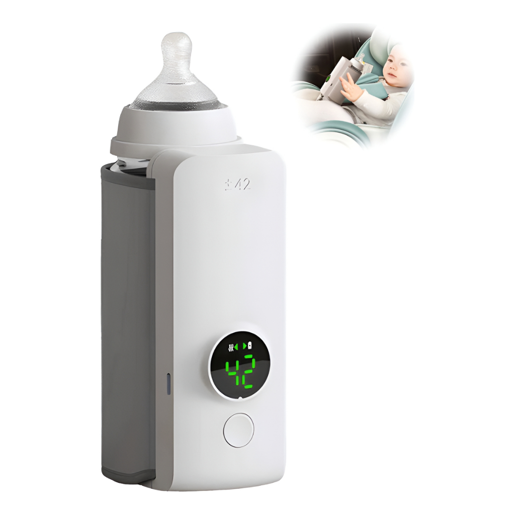 Aquecedor De Mamadeiras Sem Fio Para Leite De Bebê Pratico