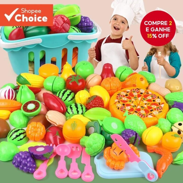 7/16 Pçs Crianças Brinquedos Cortando Frutas E L