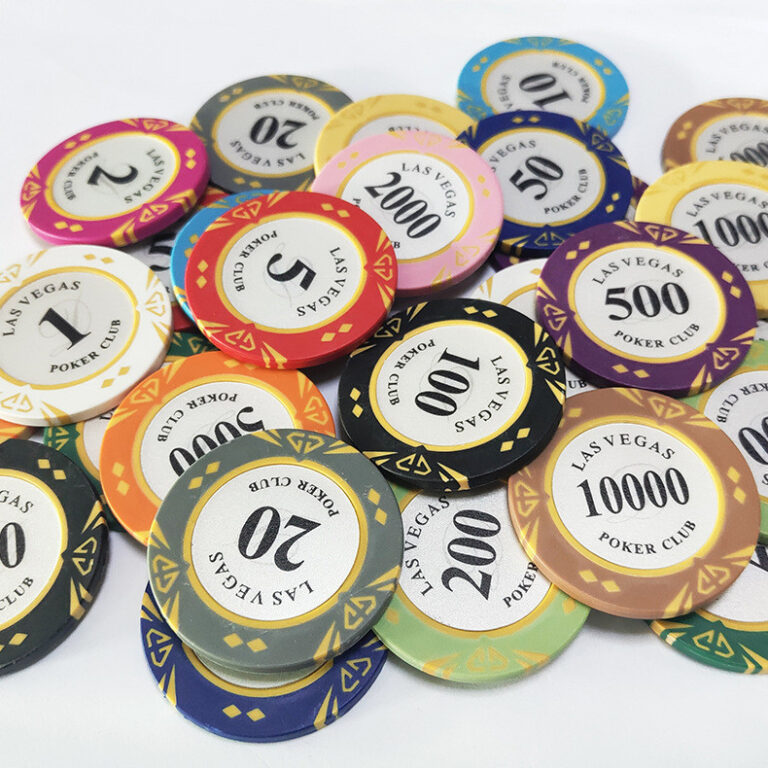 Fichas de jogo de mesa Texas Holdem de alta qualid