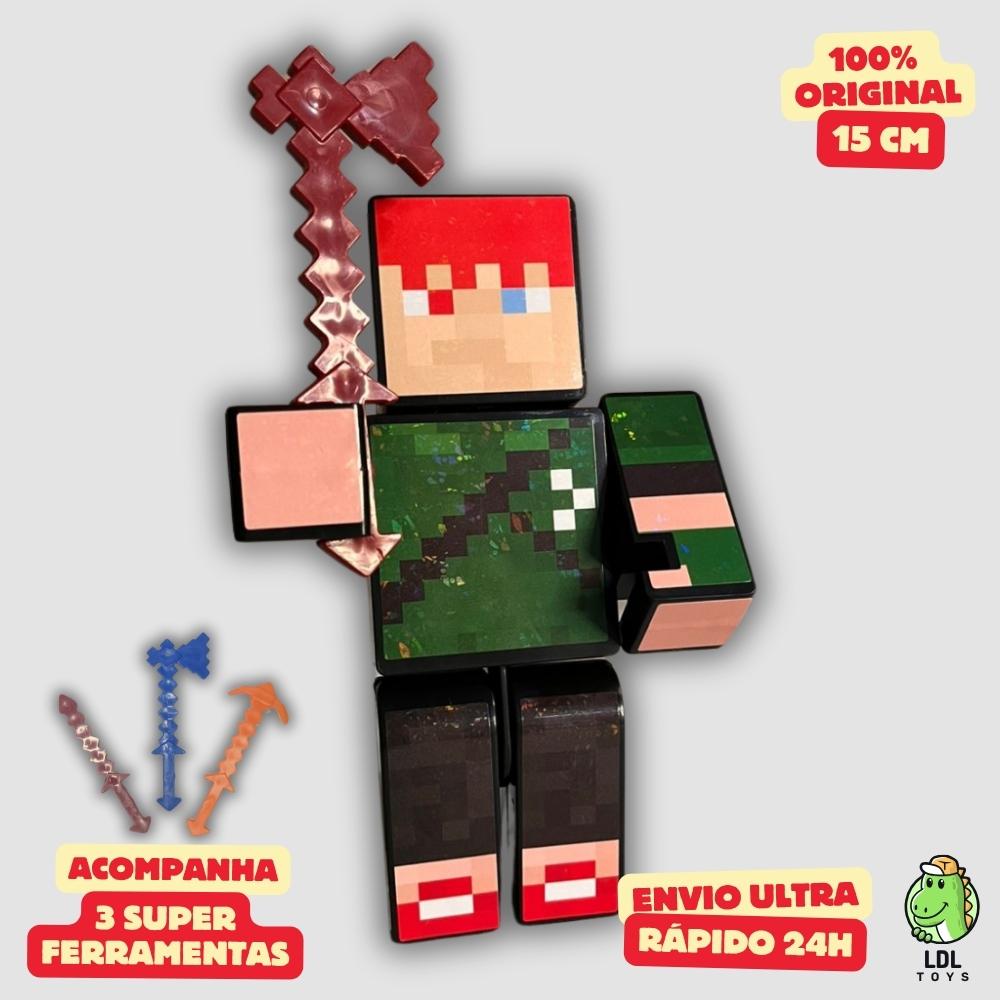 Boneco Robin Hood Família Arqueira 15cm Articulado Com 3 Ferramentas Youtuber Algazarra