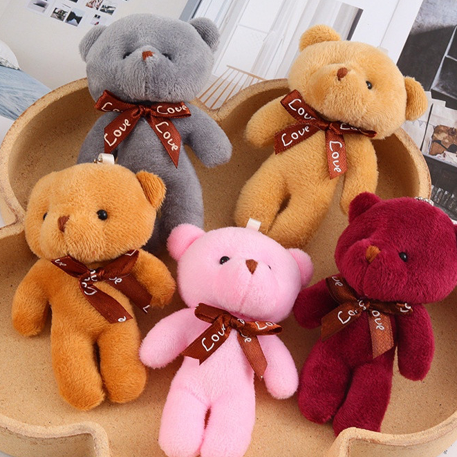 12 cm Urso De Pelúcia Pingente De Brinquedo/Bonec