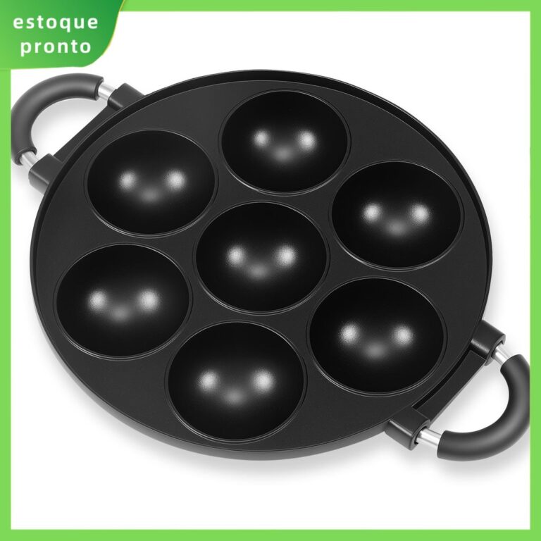 Panela Takoyaki Com 7 Furos , Fácil Liberação ,