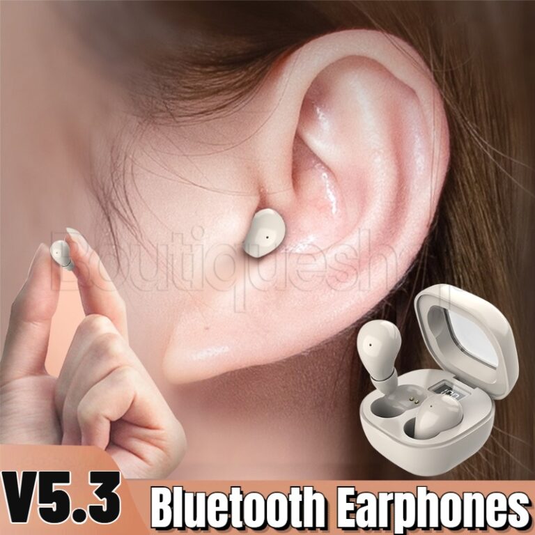 Mini Fones De Ouvido Invisíveis-Bluetooth SK19 Es