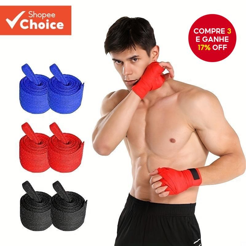 1 Peça De Envoltório De Pulso Absorvente De Suor Para Muay Thai E Sanda Fighting