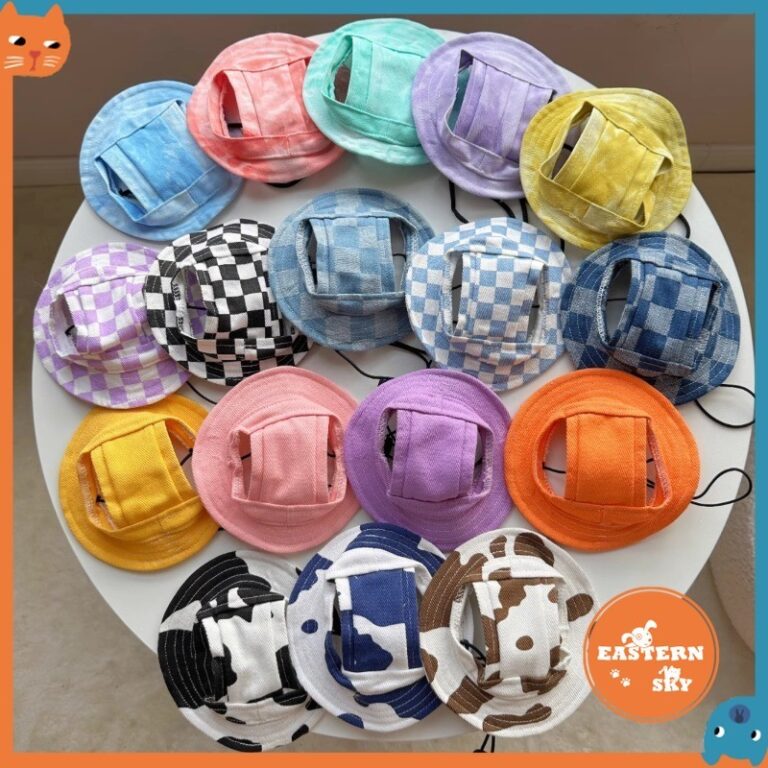 Chapéu Ajustável Para Cachorro Com Furos As Orel