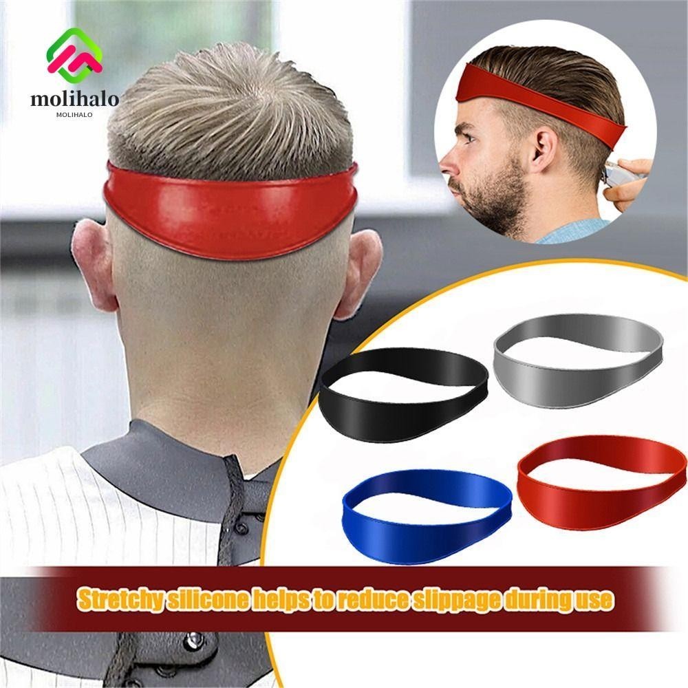 MOLIHALO Casa Corte De Cabelo DIY Profissional Portátil Curvado Bandana Guia De