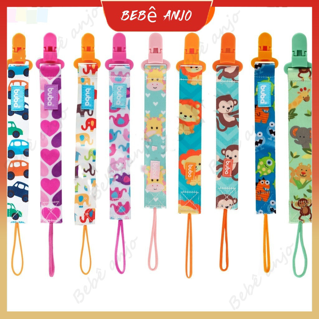 Clipe Baby Pacifier Clip Com Corrente/Holder Cartoon Crianças Cordão De Brinquedo Anti-Queda