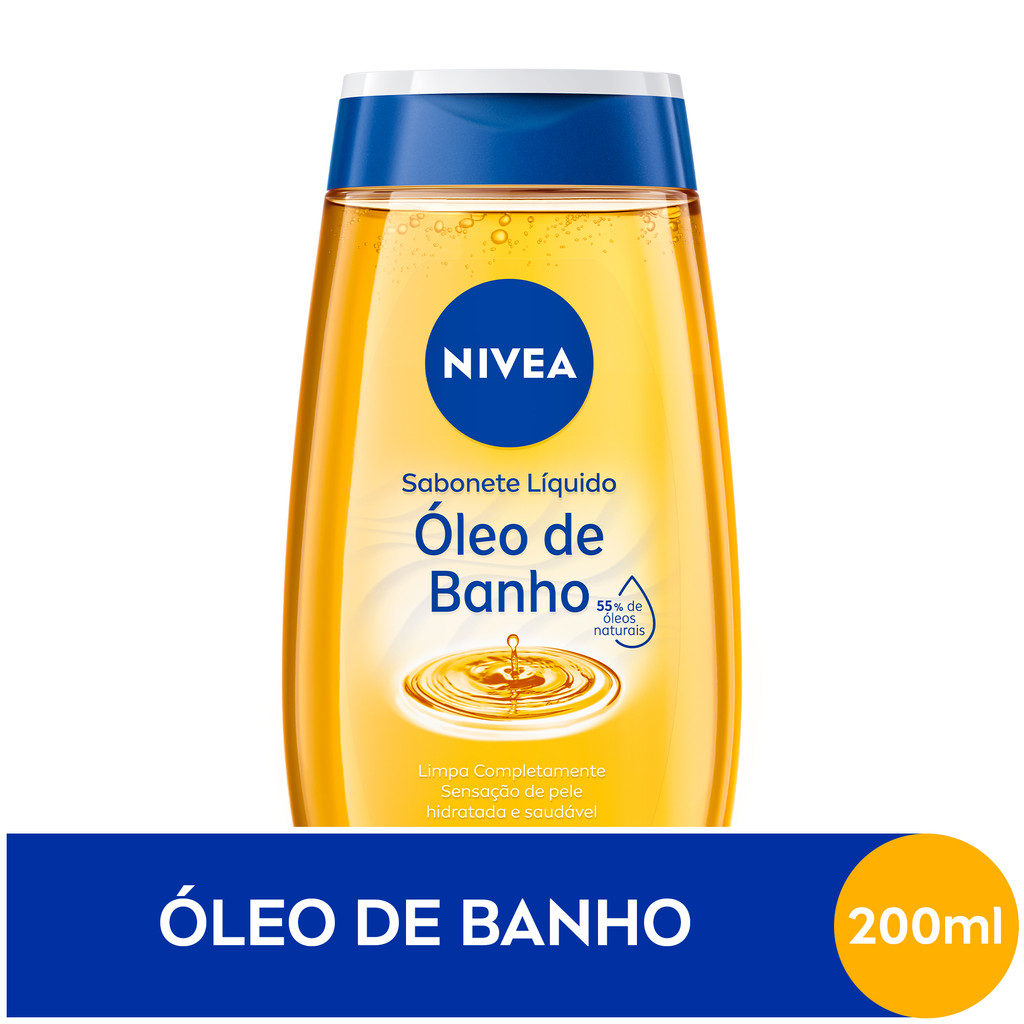 NIVEA Sabonete Líquido Óleo de Banho – 200 ml