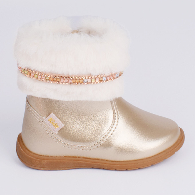 Bota Infantil Menina Kidy Soft Baby Com Pelinho St
