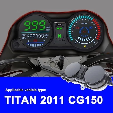 Painel Digital LED Velocímetro Titan 150 Até 200