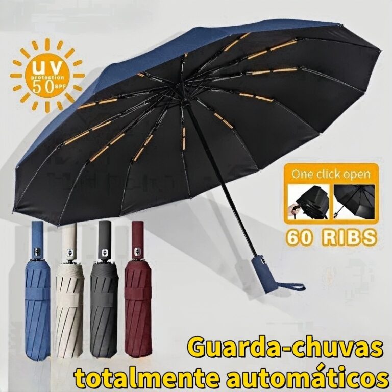 Guarda Chuva Automático Dobrável Sol Dupla Utili