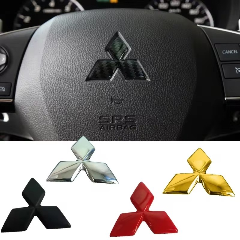 abs Carro Volante Centro Adesivo Emblema Para asx ralliart lancer pajero outlander eclipse l200
