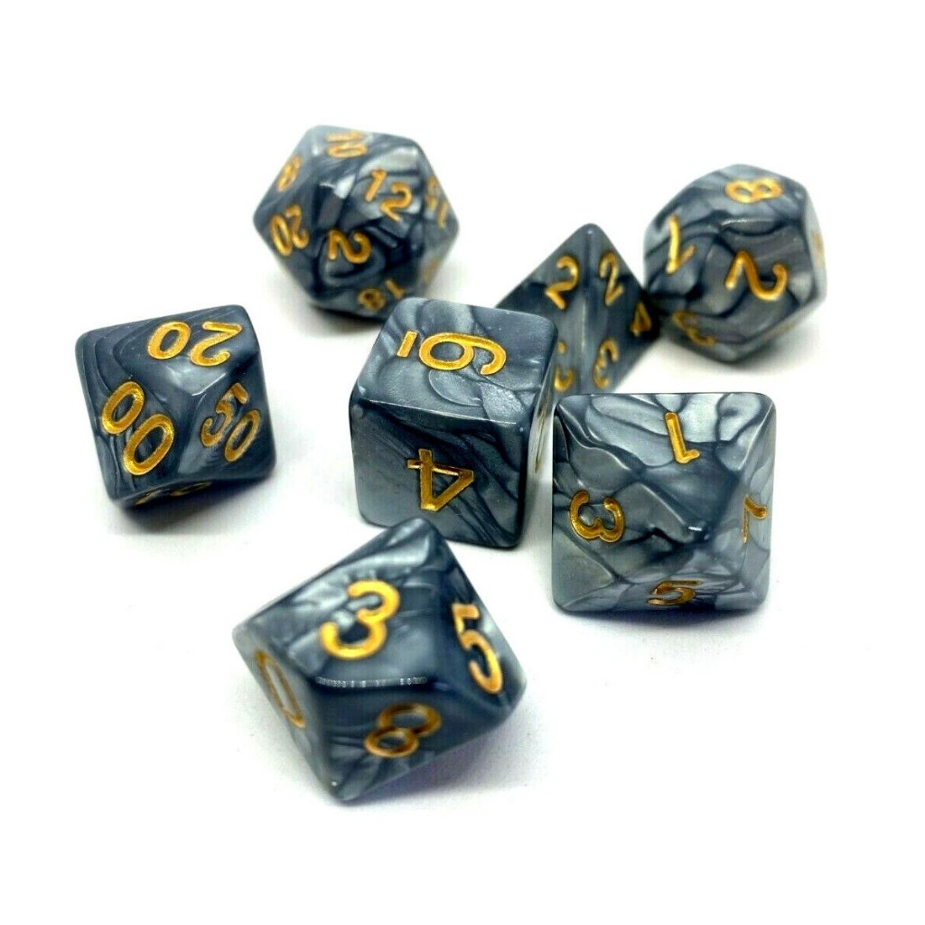 Conjunto De Dados DND Estilo Clássico , Poliédricos De Jogo De Mesa Para Masmorras E Dragões TRPG De