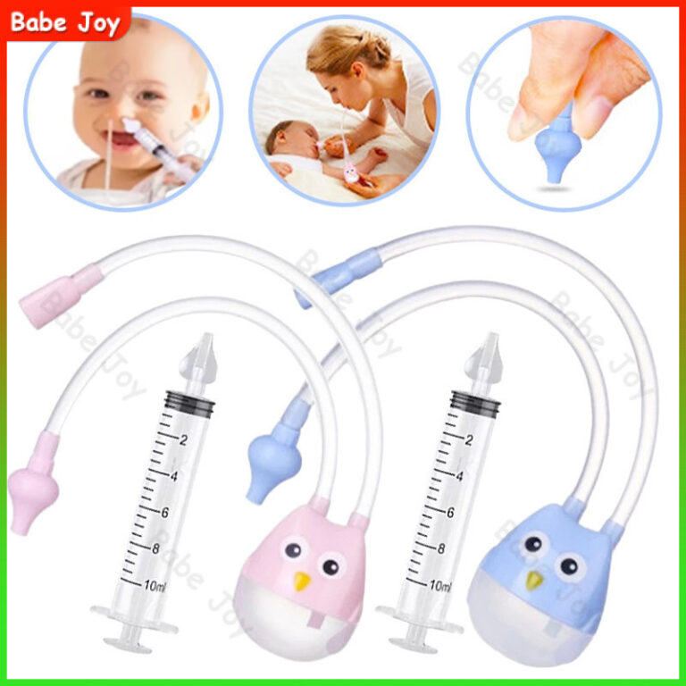 Kit de limpeza nasal para bebês contém seringa d