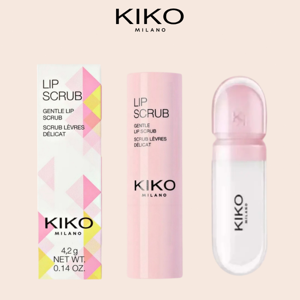 KIKO MILANO Lip Scrub/Gloss Hidratante E Para Reduzir As Linhas Dos Lábios
