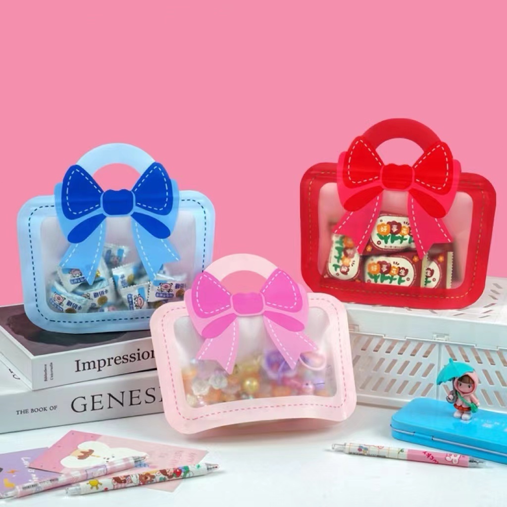 Sacos Ziplock Criativos Com Janela , Festa De Aniversário , Dia Das Crianças , Pequeno Saco De Prese