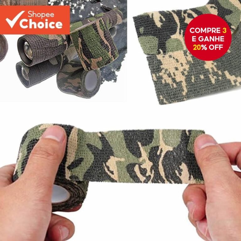 5CM * 4.5M Camo Gun Caça À Prova Dágua Camping 