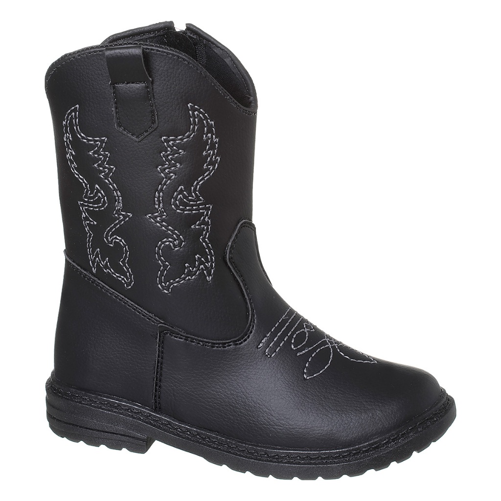 Bota Texana Infantil Masculina Botas Country Rodeio e Fazenda