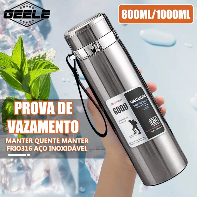 800/1000mlGarrafa térmica a vácuotrês capacidad