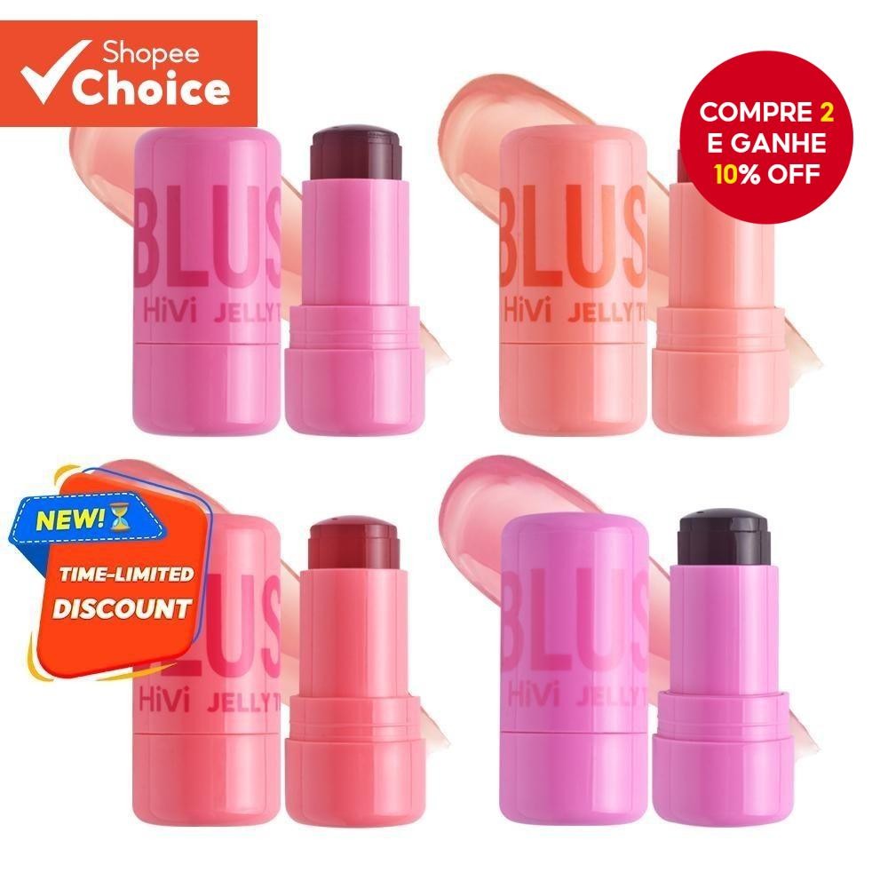 Jelly Tint Blush Stick , Tom De Lábios E Bochechas De Uso Duplo , Contorno Fácil , Cor Brilhante , C