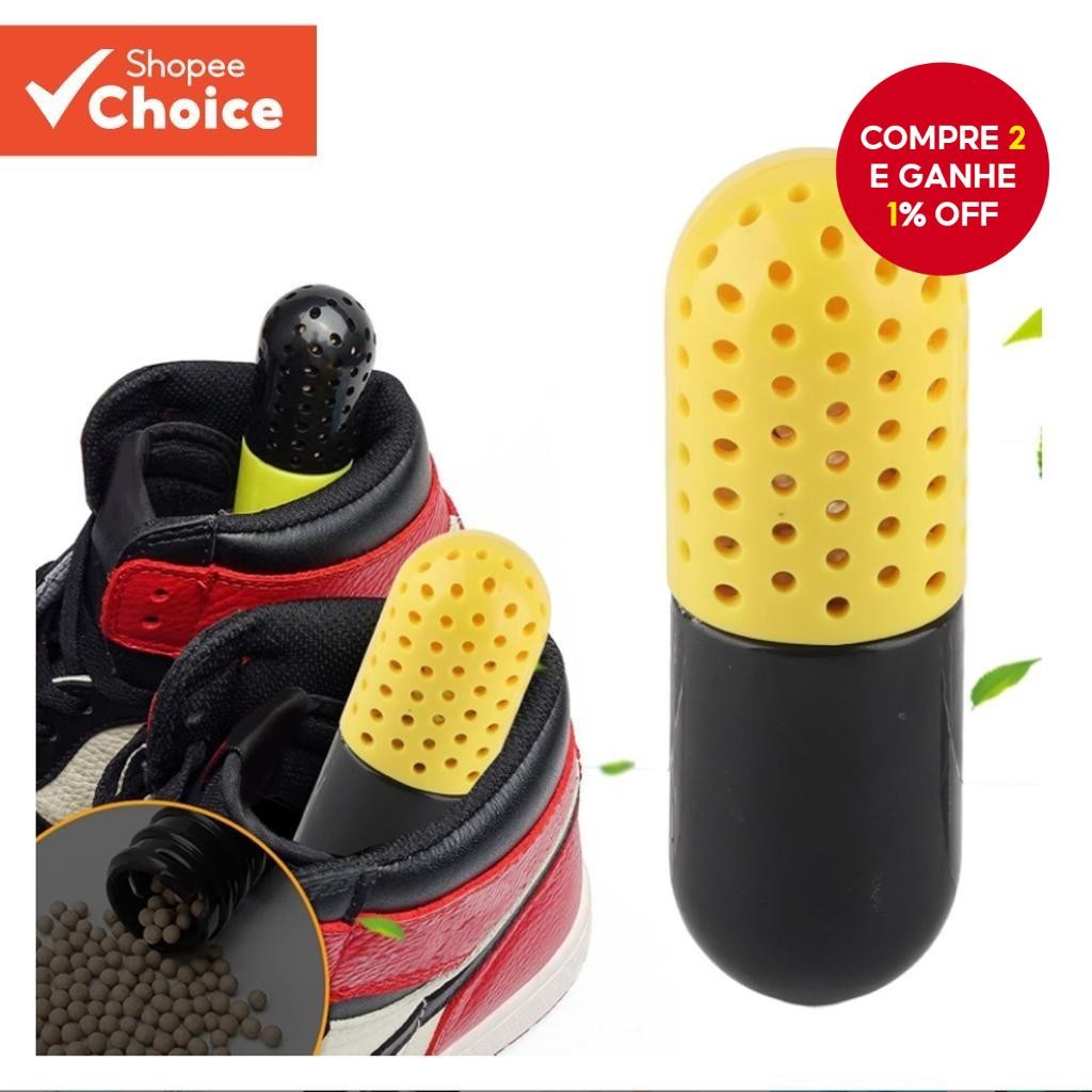 1 Par De Cápsulas Desodorantes Para Sapatos Ambientadores De Longa Duração Bolsa De Armário De .