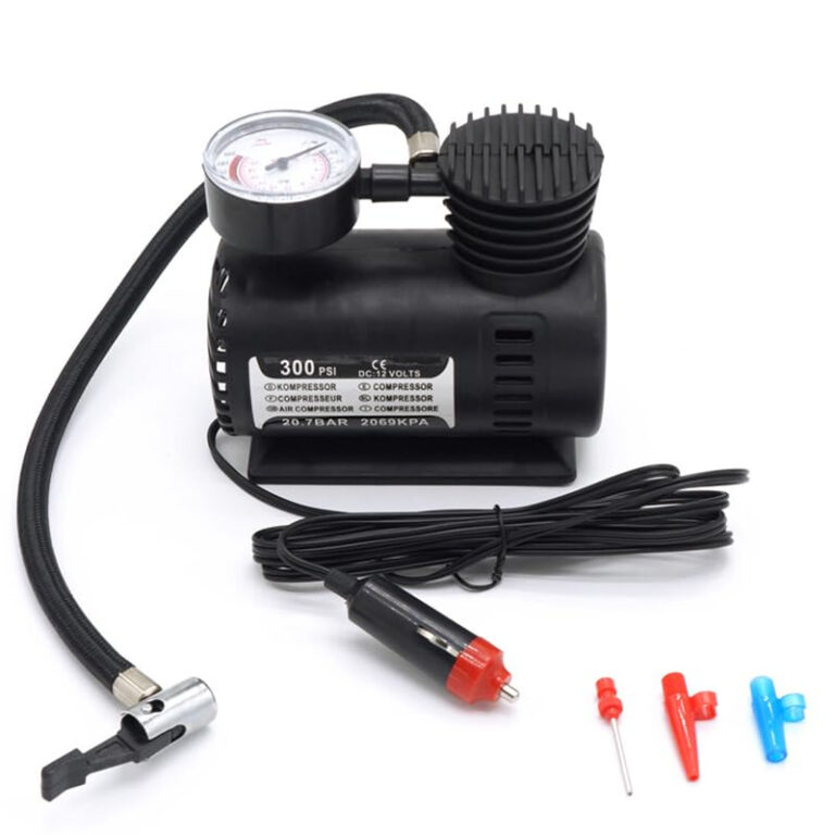 Mini Compressor Ar Automotivo 300psi 12v P/ Pneu C