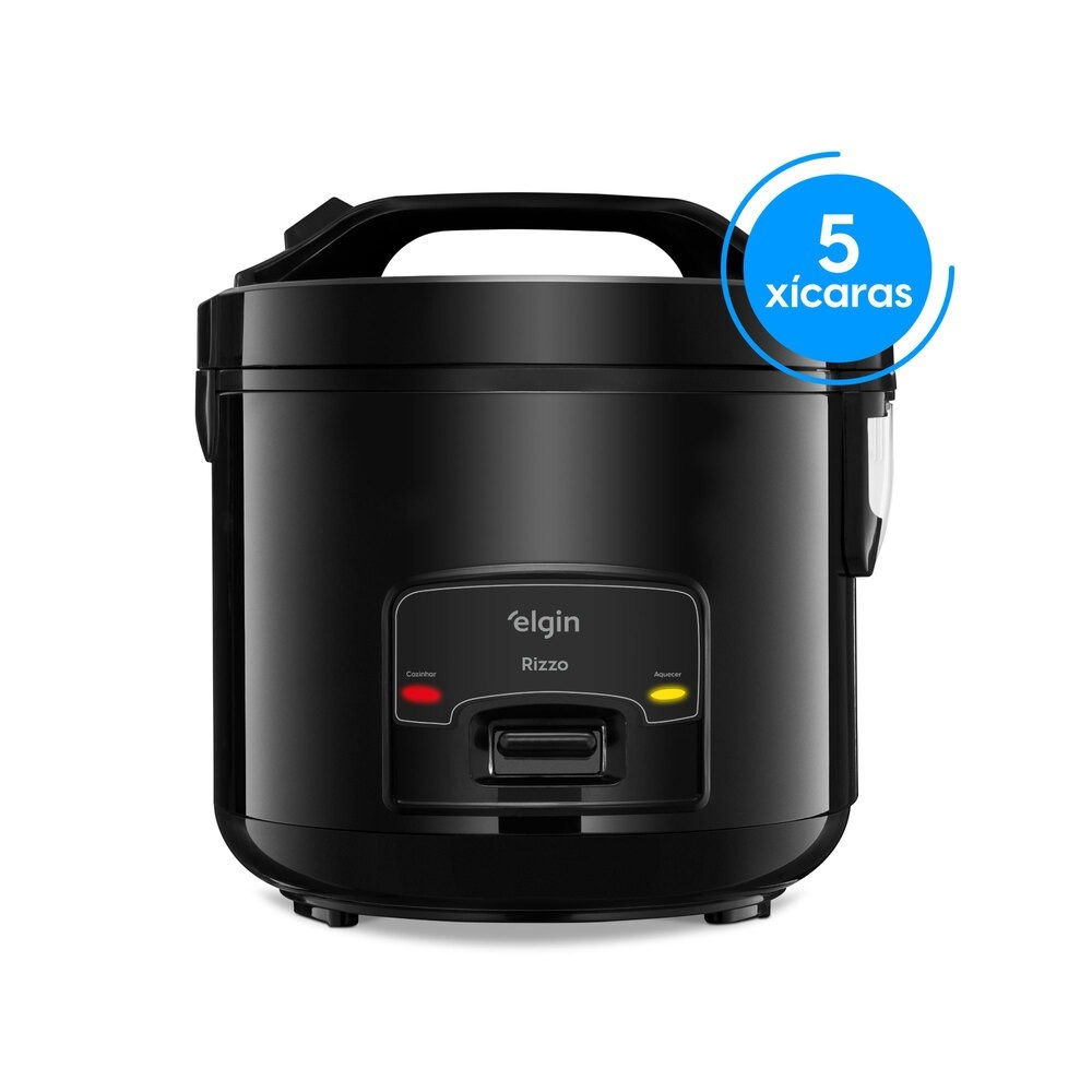 Panela Elétrica de Arroz Rizzo 5 Xícaras Preta – 127V