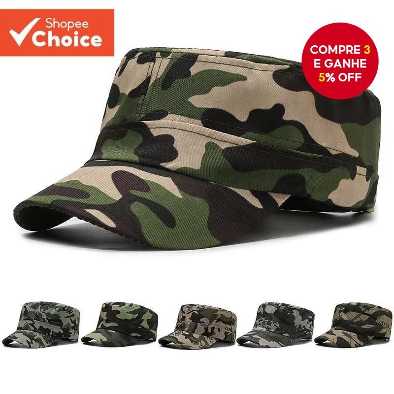 Boné De Treinamento Ao Ar Livre , Chapéu De Sol Militar Para Viagens Esportivas Camufladas Masculina