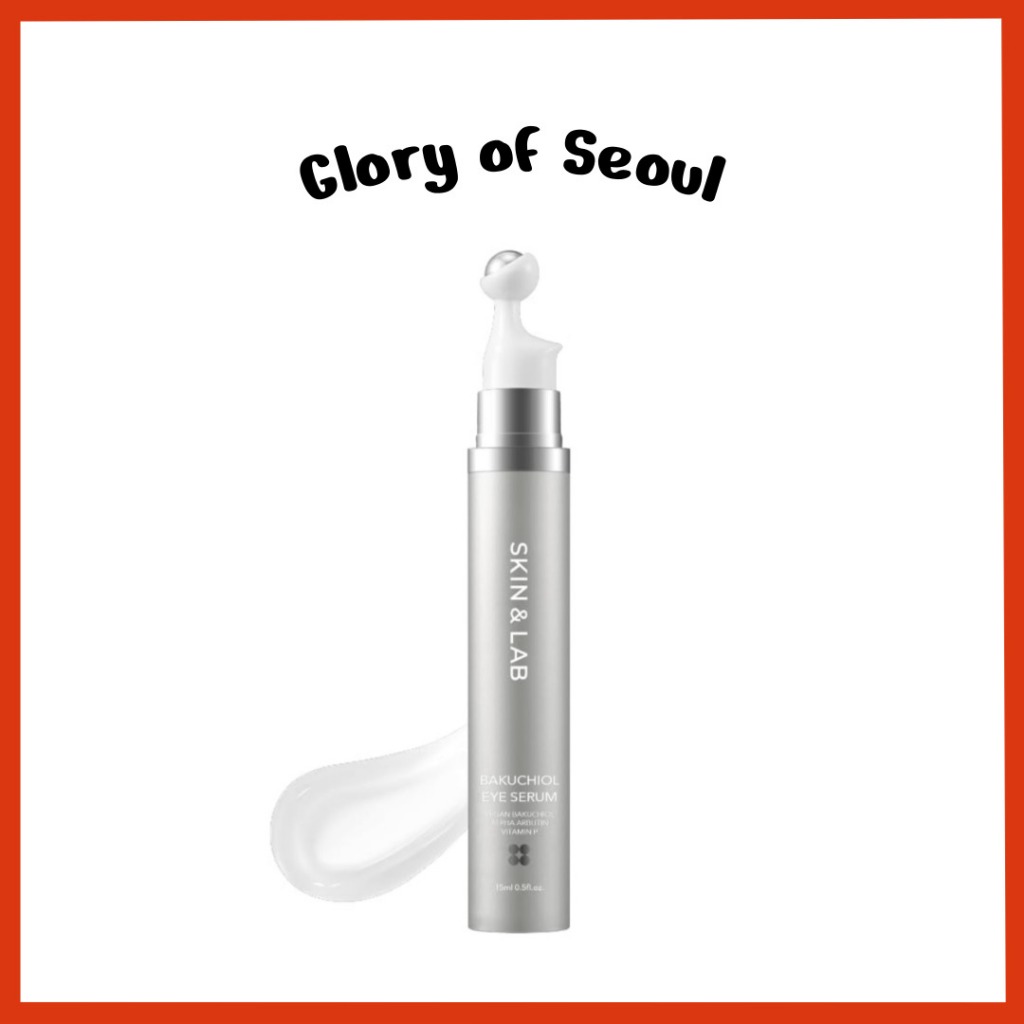 [Skin E Lab] Bakuchiol Eye Serum, |Roll-on, vegano, 15ml