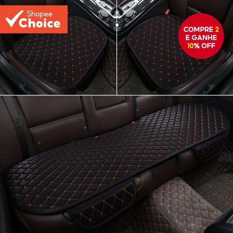 Capa de Assento de Carro Universal 3 Peças, Almof