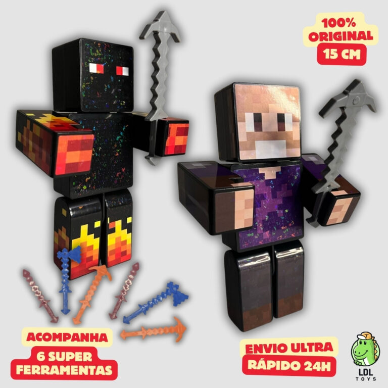 Kit 2 Bonecos Athos + Tonigon Gamer Articulado You