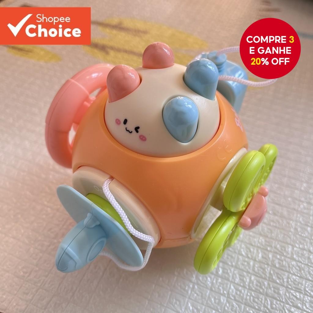 6 Em 1 Bebê Ocupado Cubo De Rubik Brinquedos Sensoriais Atividade Montessori Bola De Aperto De Mão