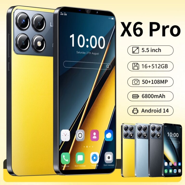 X6 Pro Smartphone 16 + 512 Gb 5.5 Polegadas Androi
