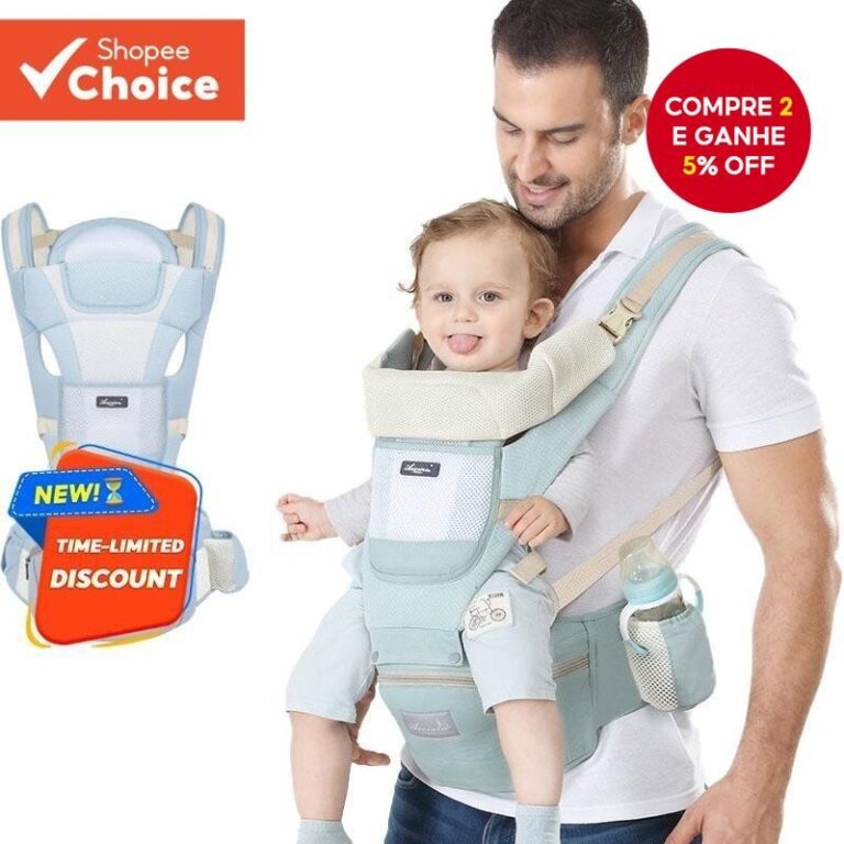 Banco Ergonômico Para Porta-Bebês-Bolsa Canguru 