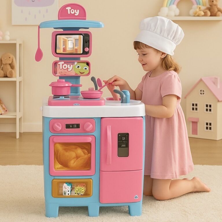 Cozinha Infantil Grande Completa Com Geladeira Men
