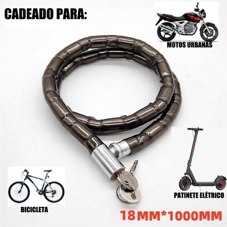 Antifurto Trava Grossa Cadeado Para Moto Bicicleta