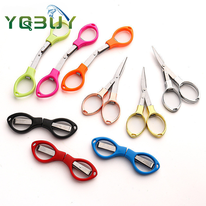 3 Pçs Linha De Pesca Tesoura Dobrável Pequena Sub Principal Grande Cavalo