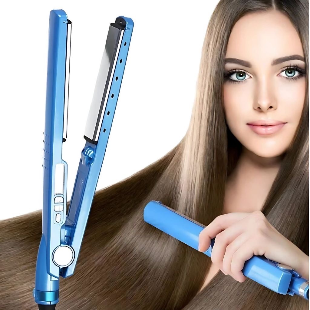 Chapinha Prancha Nano titanium 450°F Progressiva Profissional Display Digital 110-220V