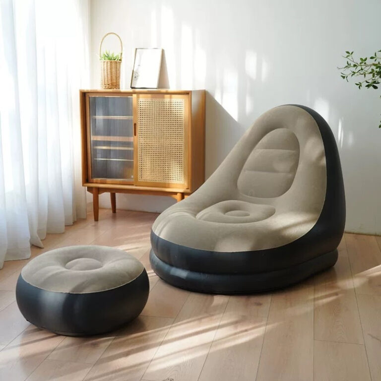 Poltrona Inflável E Conjunto De Sopro Ultra Loung