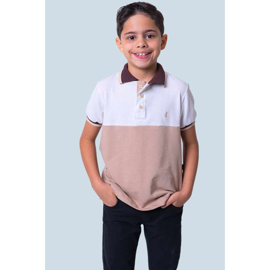 Camisa Polo ou Body Polo Infantil – Off White Luxo