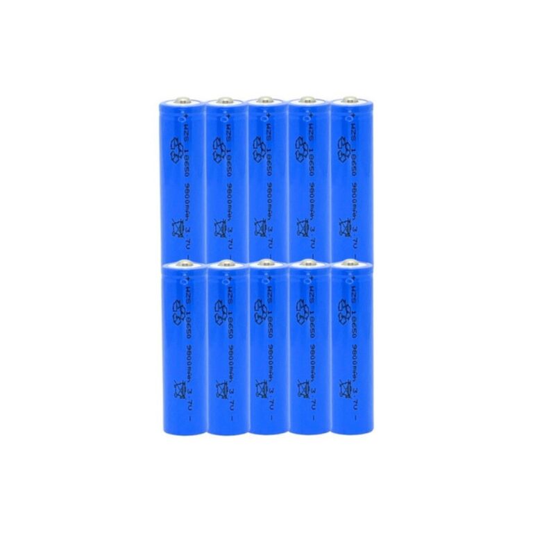 Kit 10 Bater18650 4.2 9900mah Recarregável Lanter