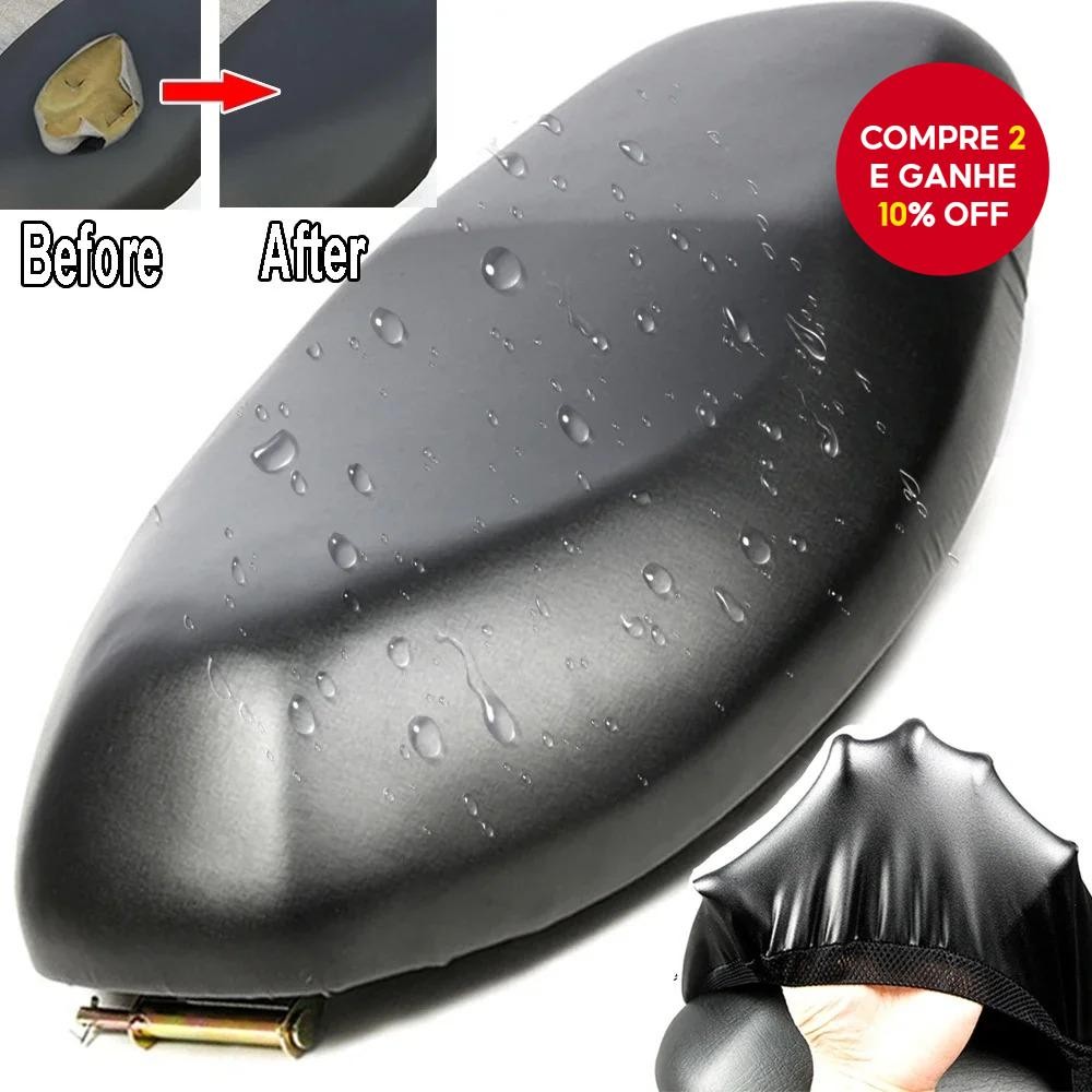 Capa De Assento De Motocicleta Universal Protetor Moto Almofada Elástica À Prova Dágua