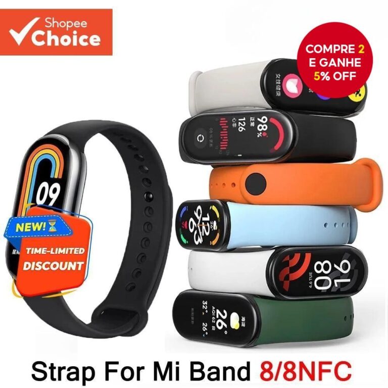 Nova Pulseira De Silicone Para Xiaomi Mi Band 8/9 