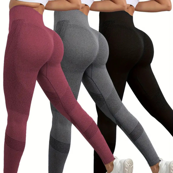 Kit 3 Calças Legging Feminina Academia Fitness Ci