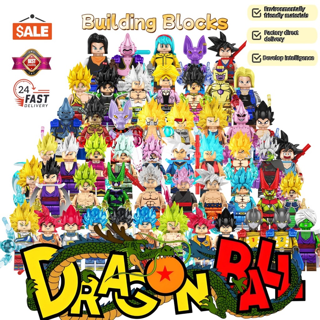 2024 nova Dragon Ball KF1559-KF1996 série montada blocos de construção modelo brinquedo presente de