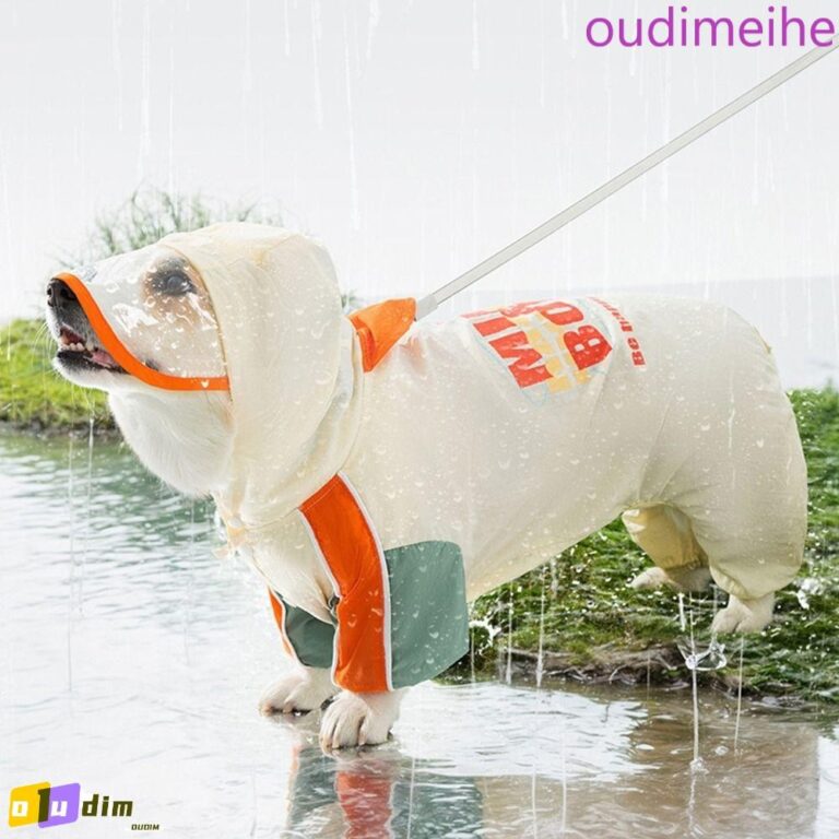 Capa De Chuva OUDIMEIHE Corgi , Impermeável Com C