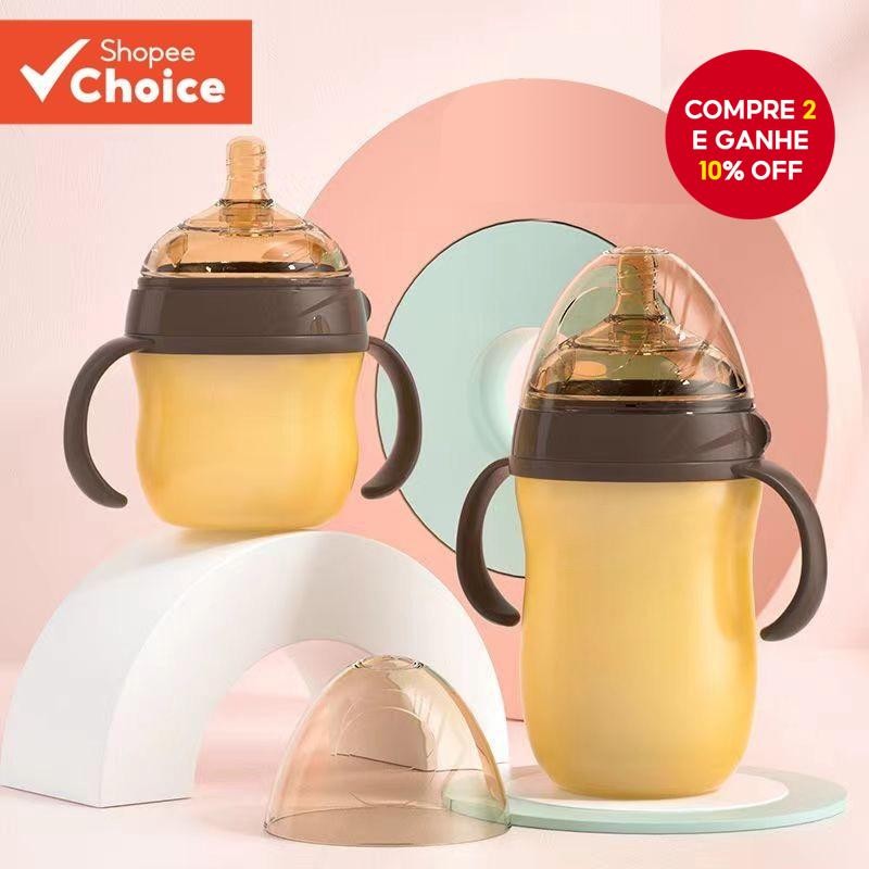 Bebê 0-36 Meses Nano Prata Silicone Garrafa De Água Com Alça Copo 150ml/250ml Presentes De Aniversár